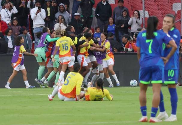 FINAL COPA AMERICA FEMENINA COLOMBIA VS BRASIL 02 de agosto del 2025 Encuentro de la final de la Copa AmÃ rica Femenina entre Colombia VS Brasil en el estadio Rodrigo Paz. QUITO PICHINCHA ECUADOR Copyright: xHENRYxLAPOx