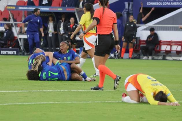 FINAL COPA AMERICA FEMENINA COLOMBIA VS BRASIL 02 de agosto del 2025 Encuentro de la final de la Copa AmÃ rica Femenina entre Colombia VS Brasil en el estadio Rodrigo Paz. QUITO PICHINCHA ECUADOR Copyright: xHENRYxLAPOx
