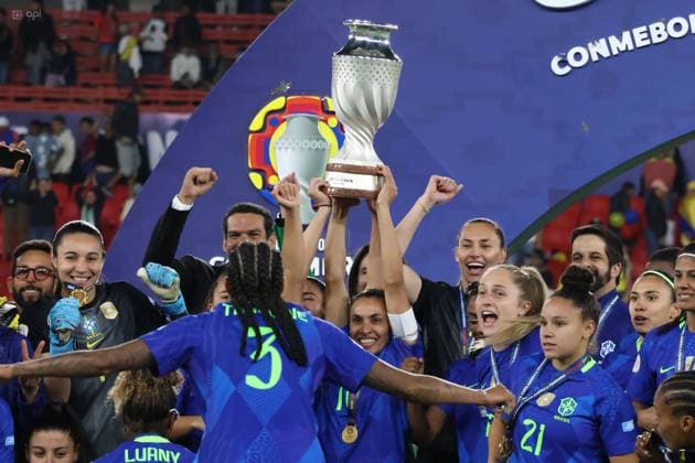 FINAL COPA AMERICA FEMENINA COLOMBIA VS BRASIL 02 de agosto del 2025 Encuentro de la final de la Copa AmÃ rica Femenina entre Colombia VS Brasil en el estadio Rodrigo Paz. QUITO PICHINCHA ECUADOR Copyright: xHENRYxLAPOx