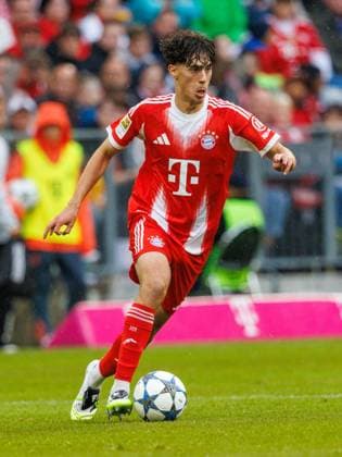 Bayern 47 David SANTOS DAIBER. Fussball, Bayern-Lyon 2:1. Fußball, FC Bayern München - Olympique Lyon, Vorbereitungsspiel zur Saison 2025-2026, am 2.08.2025 in Muenchen, A L L I A N Z A R E N A, Deutschland. Quelle Copyright Credit : Oryk HAIST