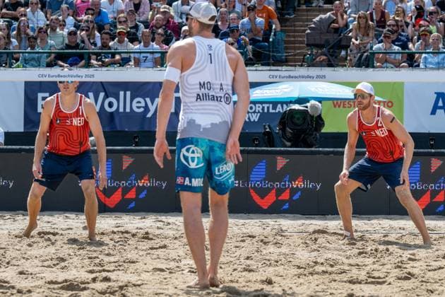RECORD DATE NOT STATED European Championship, EM, Europameisterschaft - Beachvolleyball Düsseldorf, 03.08.2025 ; European Championship - Beachvolleyball Düsseldorf am 03.08.2025 Copyright: xBEAUTIFULxSPORTS PeterxWeberx
