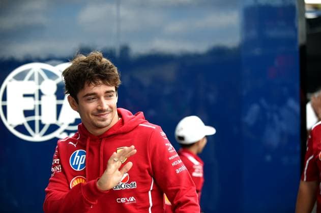 August 3, 2025, Budapest, Budapest, Hungary: Charles Leclerc, Driver for Ferrari during the drivers parade before the Formula One Hungarian Grand Prix, held at the Hungaroring Budapest Hungary - ZUMAs291 20250803_zip_s291_015 Copyright: xBalintxSzentgallayx