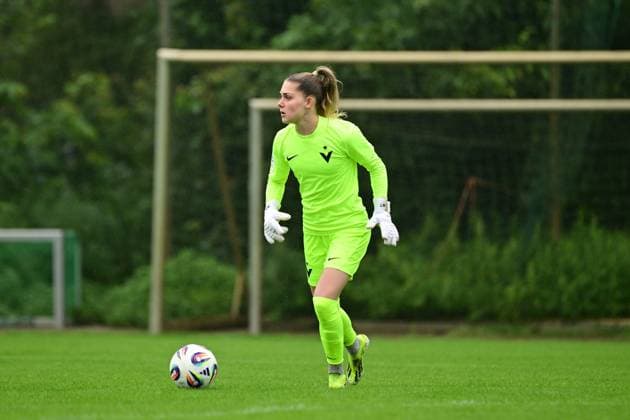 Fußball I Frauen I Saison 2025-2026 I Testspiel I Hamburger SV - FC Viktoria 1889 Berlin I 03.08.2025 Michele Tschudin (99, FC Viktoria Berlin) Hamburg Paul Hauenschild Sportanlage Hamburg Deutschland Copyright: xLobeca FelixxSchlikisx