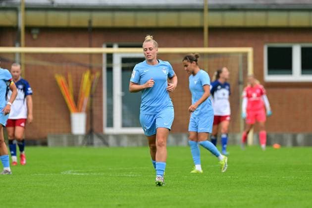 Fußball I Frauen I Saison 2025-2026 I Testspiel I Hamburger SV - FC Viktoria 1889 Berlin I 03.08.2025 Sarah-Vanessa Stöckmann (22, FC Viktoria Berlin) Hamburg Paul Hauenschild Sportanlage Hamburg Deutschland Copyright: xLobeca FelixxSchlikisx