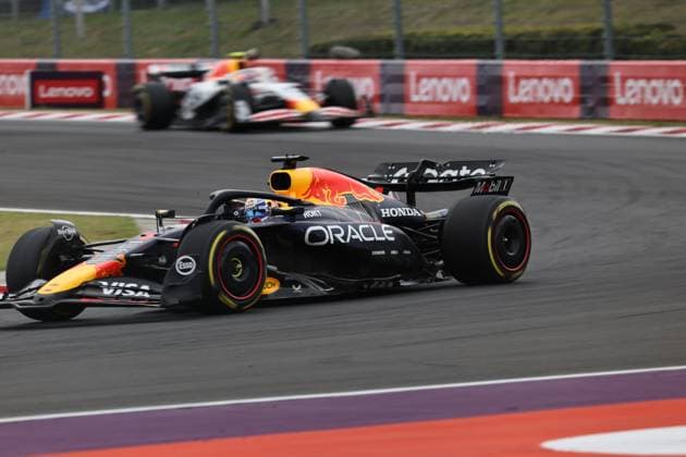 Formula 1 Hungary Grand Prix BUDAPEST, HUNGARY - AUGUST 03: Red Bull s Dutch driver Max Verstappen competes during the Formula One Hungarian Grand Prix at the Hungaroring circuit in Mogyorod near Budapest, Hungary, on August 3, 2025. Arpad Kurucz Anadolu Budapest Hungary. Editorial use only. Please get in touch for any other usage.  Copyright: x2025xAnadoluxArpadxKuruczx