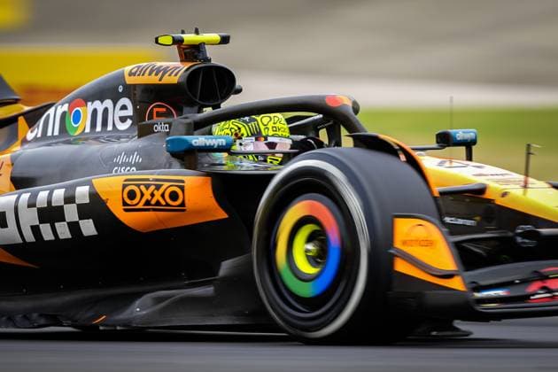 BOEDAPEST - Lando Norris (McLaren) at the Hungaroring during the Hungarian Grand Prix. ANP SANDER KING xVIxANPxSportx xxANPxIVx 532752427 originalFilename: 532752427.jpg