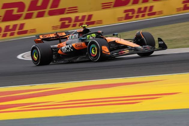 4 Lando Norris (GBR, McLaren F1 Team), F1 Grand Prix of Hungary at Hungaroring on August 3, 2025 in Budapest, Hungary. (Photo by HOCH ZWEI) Budapest Hungary