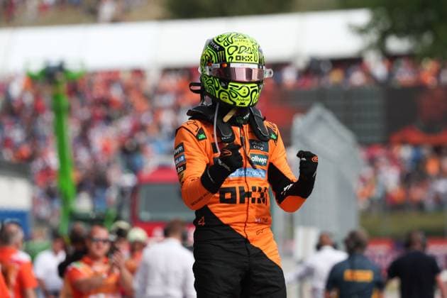 4 Lando Norris (GBR, McLaren F1 Team), F1 Grand Prix of Hungary at Hungaroring on August 3, 2025 in Budapest, Hungary. (Photo by HOCH ZWEI) Budapest Hungary