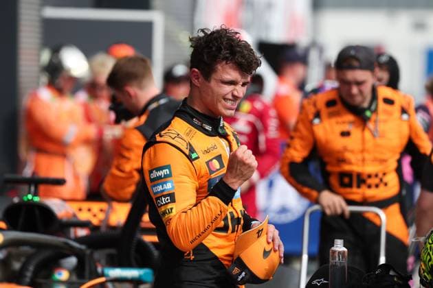 4 Lando Norris (GBR, McLaren F1 Team), F1 Grand Prix of Hungary at Hungaroring on August 3, 2025 in Budapest, Hungary. (Photo by HOCH ZWEI) Budapest Hungary