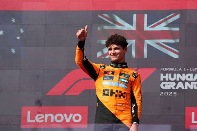 4 Lando Norris (GBR, McLaren F1 Team), F1 Grand Prix of Hungary at Hungaroring on August 3, 2025 in Budapest, Hungary. (Photo by HOCH ZWEI) Budapest Hungary