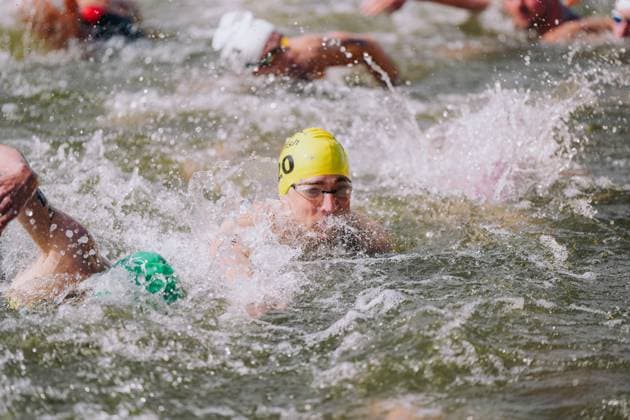 Linus Lehnen (METALLART-Team AST Suessen, 20) beim Schwimmen, Die Finals, Triathlon, Deutsche Meisterschaft, Saison 2025, 03.08.2025 Die Finals, Triathlon, Deutsche Meisterschaft, Saison 2025, 03.08.2025 Dresden *** Linus Lehnen METALLART Team AST Suessen, 20 in swimming, The Finals, Triathlon, German Championship, Season 2025, 03 08 2025 The Finals, Triathlon, German Championship, Season 2025, 03 08 2025 Dresden Copyright: xEibner-Pressefoto LarsxNeumannx EP_LNN
