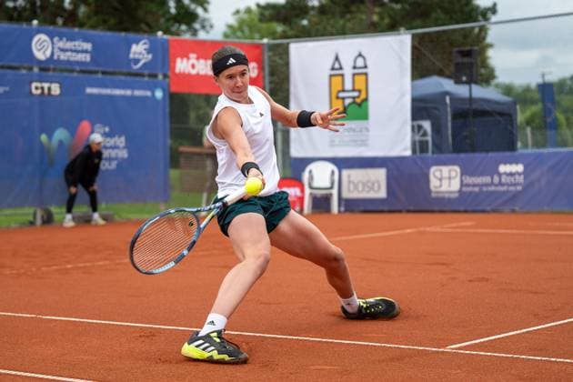 Nikola Bartunkova (CZE), Nikola Bartunkova vs. Julia Grabher,Tennis, CTS Ladies Open, Finale, 03.08.2025, Nikola Bartunkova vs. Julia Grabher,Tennis, CTS Ladies Open, Finale, 03.08.2025 Hechingen Copyright: xEibner-Pressefoto StefanxRosenfex EP_SRD