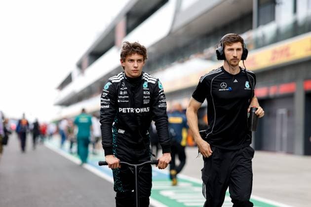 12 Andrea Kimi Antonelli (ITA, Mercedes-AMG Petronas F1 Team), F1 Grand Prix of Hungary at Hungaroring on August 3, 2025 in Budapest, Hungary. (Photo by HOCH ZWEI) Budapest Hungary