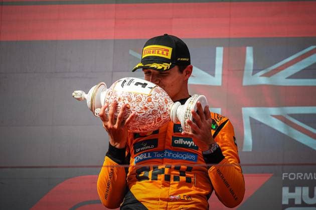 04 Lando Norris, (GRB) McLaren Mercedes MCL39, during the Hungarian GP, Budapest 31 July-4 August 2025. Formula 1 World Championship, WM, Weltmeisterschaft 2025.  Copyright: xFedericoxBasile IPAxSportx xipa-agency.netx xx IPA_61619643 IPA_Agency_IPA61619643