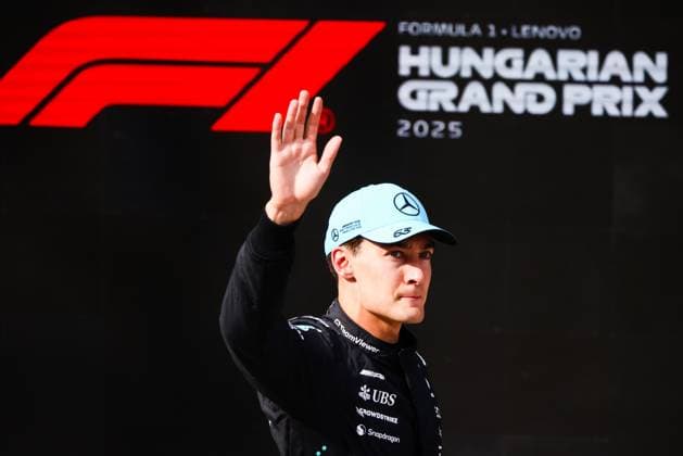F1 Hungarian Grand Prix George Russell of Mercedes is after the Formula 1 Hungarian Grand Prix at the Hungaroring circuit in Mogyorod near Budapest on August 3rd, 2025. Budapest Hungary  Copyright: xBeataxZawrzelx originalFilename:zawrzel-f1hungar250803_npgGU.jpg
