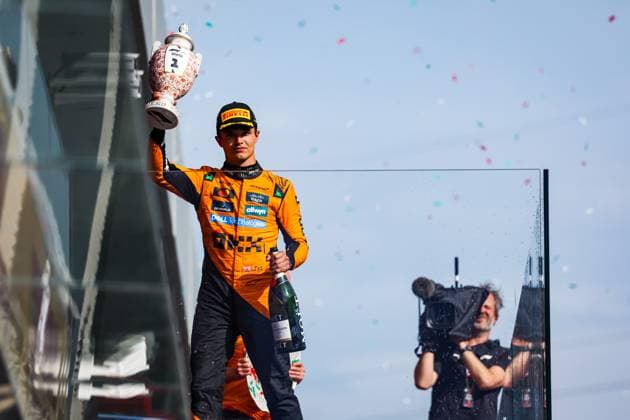 4 Lando Norris (GBR, McLaren F1 Team), F1 Grand Prix of Hungary at Hungaroring on August 3, 2025 in Budapest, Hungary. (Photo by HOCH ZWEI) Budapest Hungary
