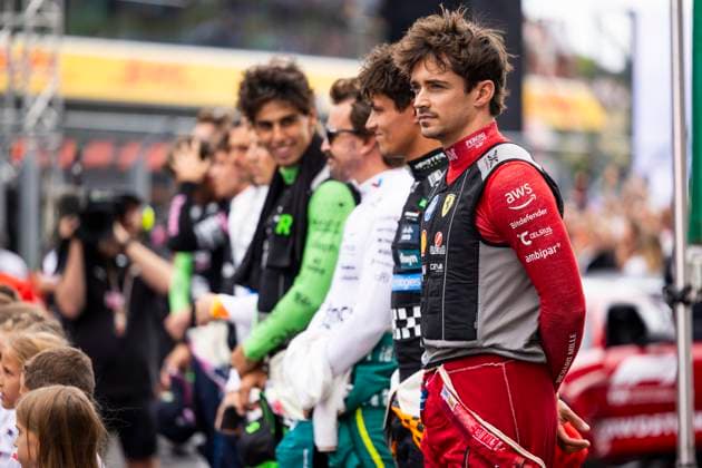 F1 - HUNGARIAN GRAND PRIX 2025 LECLERC Charles (mco), Scuderia Ferrari SF-25, portrait during the 2025 Formula 1 Lenovo Hungarian Grand Prix, 14th round of the 2025 FIA Formula One World Championship, WM, Weltmeisterschaft from August 1 to 3, 2025 on the Hungaroring, in Mogyorod, Hungary - MogyorodHungary  Copyright: xJulienxDelfossex