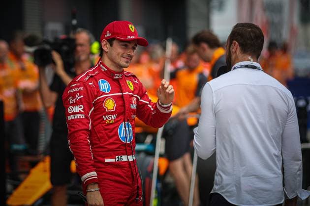 F1 Hungarian Grand Prix - Race Day - Budapest 16 Charles Leclerc, (MON) Scuderia Ferrari SF25, on the last day of the Hungarian Grand Prix at the Hungaroring in Budapest, Hungary on August 3, 2025. Photo by IPA ABACAPRESS.COM Budapest Hungary  Copyright: xIPAxSport ABACAx