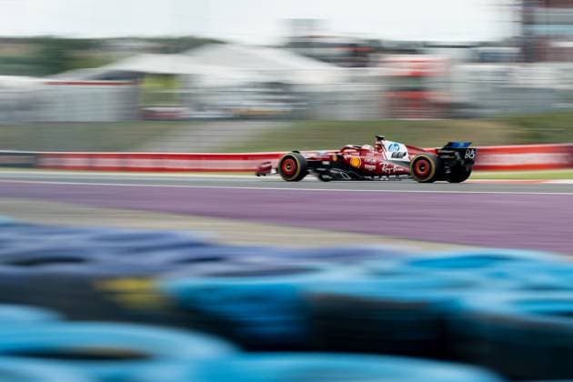 Charles Leclerc (Scuderia Ferrari HP F1 Team, Monaco, 16) im SF-25, HUN, Formel 1 Weltmeisterschaft, Grand Prix von Ungarn, Hungaroring, Rennen, Saison 2025, 03.08.2025 HUN, Formel 1 Weltmeisterschaft, Grand Prix von Ungarn, Hungaroring, Rennen, Saison 2025, 03.08.2025 Budapest Copyright: xEibner-Pressefoto MarcelxFischerx EP_MFI