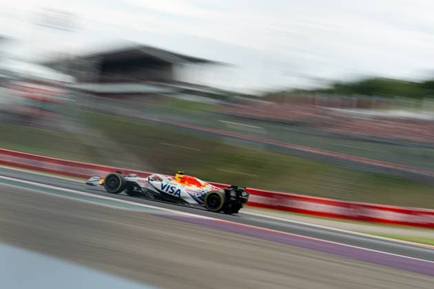 Liam Lawson (Visa Cash App Racing Bulls F1 Team, Neuseeland, 30) im VCARB 02, HUN, Formel 1 Weltmeisterschaft, Grand Prix von Ungarn, Hungaroring, Rennen, Saison 2025, 03.08.2025 HUN, Formel 1 Weltmeisterschaft, Grand Prix von Ungarn, Hungaroring, Rennen, Saison 2025, 03.08.2025 Budapest Copyright: xEibner-Pressefoto MarcelxFischerx EP_MFI