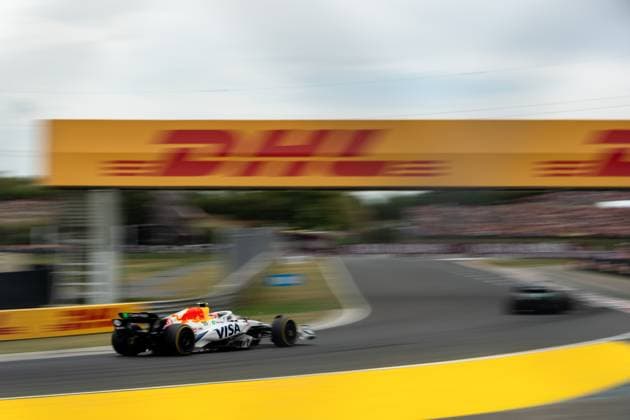 Liam Lawson (Visa Cash App Racing Bulls F1 Team, Neuseeland, 30) im VCARB 02, HUN, Formel 1 Weltmeisterschaft, Grand Prix von Ungarn, Hungaroring, Rennen, Saison 2025, 03.08.2025 HUN, Formel 1 Weltmeisterschaft, Grand Prix von Ungarn, Hungaroring, Rennen, Saison 2025, 03.08.2025 Budapest Copyright: xEibner-Pressefoto MarcelxFischerx EP_MFI