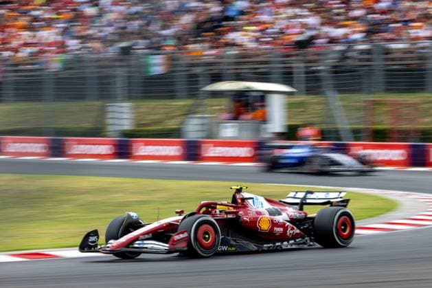 Lewis Hamilton (Scuderia Ferrari HP F1 Team, Großbritannien, 44) im SF-25, HUN, Formel 1 Weltmeisterschaft, Grand Prix von Ungarn, Hungaroring, Rennen, Saison 2025, 03.08.2025 HUN, Formel 1 Weltmeisterschaft, Grand Prix von Ungarn, Hungaroring, Rennen, Saison 2025, 03.08.2025 Budapest Copyright: xEibner-Pressefoto MarcelxFischerx EP_MFI