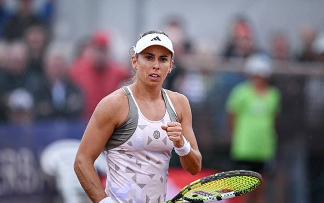 Tennis ITF Tour Ladies Open Hechingen 2025 03.08.2025 Finale Julia Grabher (AUT) jubelt