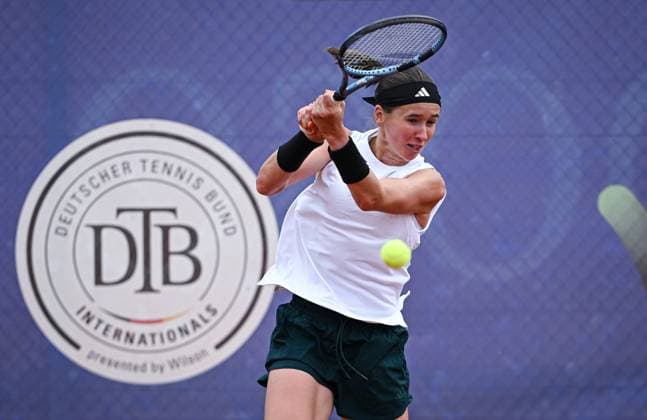 Tennis ITF Tour Ladies Open Hechingen 2025 03.08.2025 Finale Siegerin, Nikola Bartunkova (CZE)
