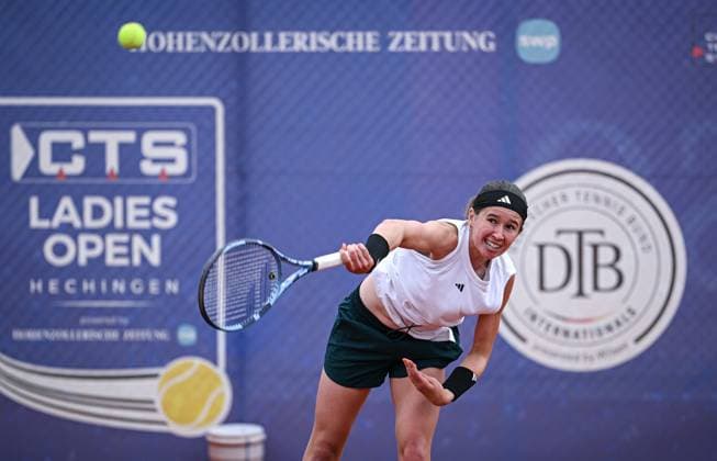 Tennis ITF Tour Ladies Open Hechingen 2025 03.08.2025 Finale Siegerin, Nikola Bartunkova (CZE)