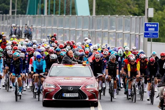 August 4, 2025, Wroclaw, Lower Silesia, Poland: Peleton during Tour of Poland Stage 1: Wroclaw - Legnica, August 4, 2025. Wroclaw, Poland Wroclaw Poland - ZUMAb265 20250804_zsp_b265_010 Copyright: xMateuszxBireckix