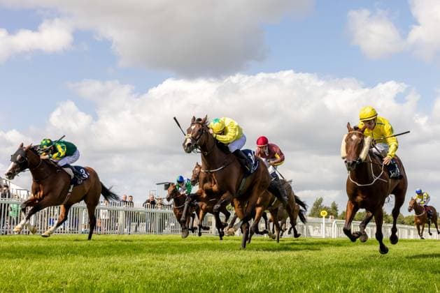 REPRO FREE *PRESS RELEASE NO REPRODUCTION FEE* EDITORIAL USE ONLY Naas Racing, Naas Racecourse, Kildare 4 8 2025 The Curragh To Curragh Cycle On 30th August Handicap (Div 1) Shane Foley onboard Spent All Me Money (right) comes home to win Shane Foley onboard Spent All Me Money (right) comes home to win 4 8 2025  Copyright: x INPHO MorganxTreacyx 2V7A9834