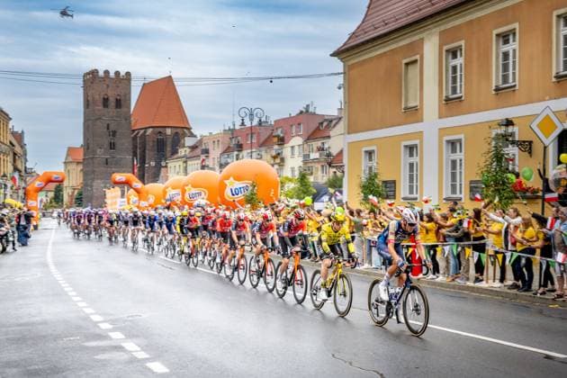 SRODA SLASKA 04.08.2025 82. TOUR DE POLOGNE ETAP I WROCLAW - LEGNICA DRUGA PREMIA LOTNA LOTTO , PELETON FOT. PAWEL LIPNICKI 400mm.pl NEWSPIX.PL --- newspix.pl 
