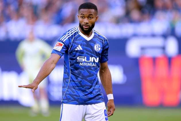 SYLLA Moussa Team FC Schalke 04 2. Bundesliga Saison 2025-2026 Spiel FC Schalke 04 - Hertha BSC Berlin 2 : 1 am 01.08.2025 in Gelsenkirchen DFL REGULATIONS PROHIBIT ANY USE OF PHOTOGRAPHS as IMAGE SEQUENCES and or QUASI-VIDEO Copyright: xLacixPerenyix