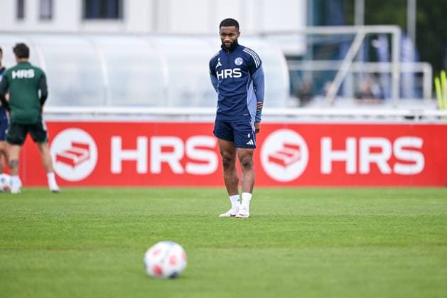 05.08.2025, Fussball, 2. Bundesliga, Saison 2025 2026, Training FC Schalke 04, Moussa Sylla (FC Schalke 04) xRHR-FOTO YYx Copyright: KROEGER RHR-FOTOx RHR-FOTO YY