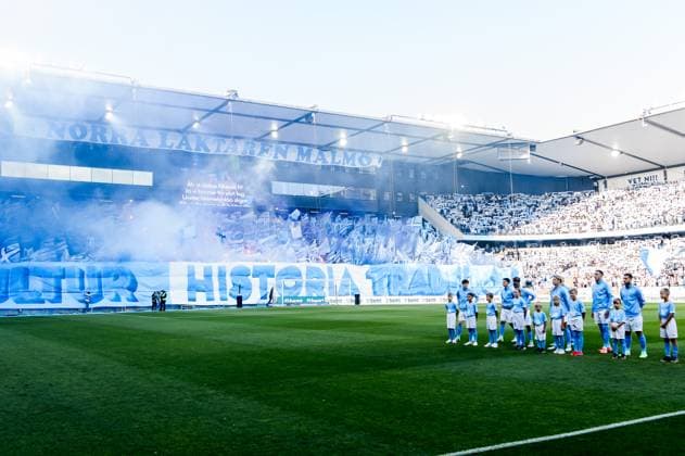 250805 Players of Malmö FF ahead of the UEFA Champions League qualifier football match between Malmö FF and FC Copenhagen on August 5, 2025 in Malmö. Photo: Christian Örnberg BILDBYRAN COP 166 CS0745 fotboll football soccer fotball uefa champions league champions league malmö ff fc copenhagen bbeng Copyright: CHRISTIANxÖRNBERG BB250805CO028