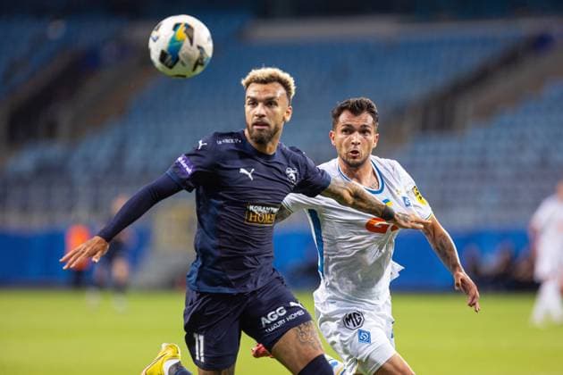 LUBLIN 05.08.2025 MECZ III RUNDA ELIMINACYJNA LIGA MISTRZOW SEZON 2025 26: DYNAMO KIJOW - PAFOS FC --- UEFA CHAMPIONS LEAGUE THIRD QUALIFYING ROUND FIRST MATCH: DYNAMO KYIV - PAFOS FC nz JAJA VLADYSLAV DUBINCHAK FOT. ERNEST KOLODZIEJ 400mm.pl NEWSPIX.PL --- newspix.pl 