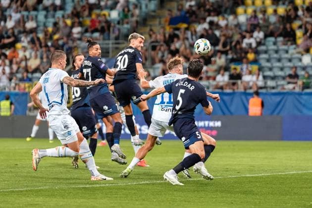 LUBLIN 05.08.2025 MECZ III RUNDA KWALIFIKACYJNA LIGA MISTRZOW UEFA SEZON 2025 2026: DYNAMO KIJOW - HAMRUN SPARTANS --- MENS FOOTBALL MATCH UEFA CHAMPIONS LEAGUE SEASON 2025 2026 THIRD QUALIFYING ROUND - FIRST LEG: FC DYNAMO KYIV - PAFOS FC VLADYSLAV VANAT FOT. KAZIMIERZ KOZUCH 400MM.PL NEWSPIX.PL --- newspix.pl 
