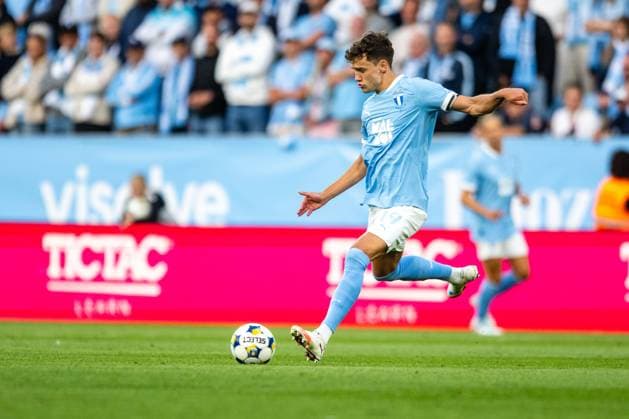 Malmo FF v FC Copenhagen, UEFA Champions League qualification, Malmoe, Sweden Malmo, Sweden. 05th, August 2025. Colin Rosler (19) of Malmo FF seen during the UEFA Champions League qualification match between Malmo FF and FC Copenhagen at Eleda Stadion in Malmo.  Copyright: xGonzalesxPhoto TobiasxJorgensenx
