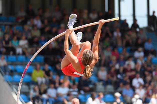 Dresden, Germany, August 2nd 2025: Clara Rentz (TSV Bayer 04 Leverkusen) during the javelin throw competition during the German athletics Championship 2025 at Heinz-Steyer-Stadion, Dresden, Germany. (Sven Beyrich SPP)  Copyright: xSvenxBeyrich SPPx spp-en-SvBe-20250802-ND5_1678