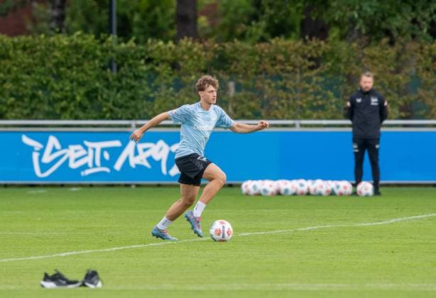 Fussball, Herren, Saison 2025 26, 2. Bundesliga, Hertha BSC, Training, Maurice Krattenmacher (Hertha BSC), 06.08. 2025,