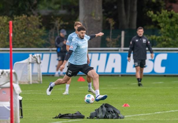 Fussball, Herren, Saison 2025 26, 2. Bundesliga, Hertha BSC, Training, Agustin Rogel (Hertha BSC), 06.08. 2025,