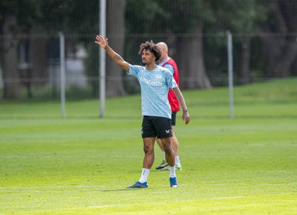 Fussball, Herren, Saison 2025 26, 2. Bundesliga, Hertha BSC, Training, Jeremy Dudziak (Hertha BSC), 06.08. 2025,
