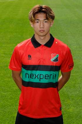 2025-07-30 NEC Nijmegen - Photocall NIJMEGEN, NETHERLANDS - JULY 30: Kento Shiogai during a Photocall of NEC Nijmegen at De Goffert Stadium on July 30, 2025 in Nijmegen, Netherlands. Nijmegen De Goffert Stadium Netherlands Content not available for redistribution in The Netherlands directly or indirectly through any third parties. Copyright: xBroerxvanxdenxBoomx