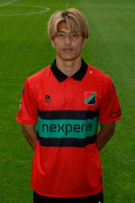 2025-07-30 NEC Nijmegen - Photocall NIJMEGEN, NETHERLANDS - JULY 30: Koki Ogawa during a Photocall of NEC Nijmegen at De Goffert Stadium on July 30, 2025 in Nijmegen, Netherlands. Nijmegen De Goffert Stadium Netherlands Content not available for redistribution in The Netherlands directly or indirectly through any third parties. Copyright: xBroerxvanxdenxBoomx
