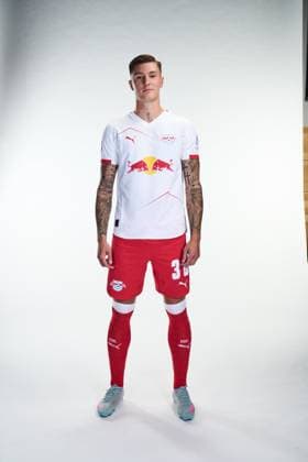 Achtung: Redaktionelle Nutzung honorarfrei - Attention: Free of charge for editorial use - Benjamin Sesko (RB Leipzig)