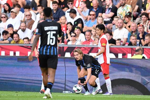 Salzburg v Club Brugge - UEFA Champions League SALZBURG, AUSTRIA - AUGUST 06 : Vermant Romeo forward of Club Brugge during the UEFA Champions League 2025 26 third qualifying round first leg between Salzburg and Club Brugge on August 6, 2025 in Salzburg, Austria, 06 08 2025 Salzburg Austria  Copyright: xTomasxSiskx