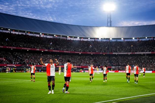 UEFA Champions League: Feyenoord v Fenerbahce SK Rotterdam - Quinten Timber of Feyenoord during the third qualification round 1st leg of The Champions League 2025 2026. The match is set between Feyenoord and Fenerbahce SK at Stadion Feijenoord De Kuip on 6 August 2025 in Rotterdam, The Netherlands. Copyright: xTomxBodex
