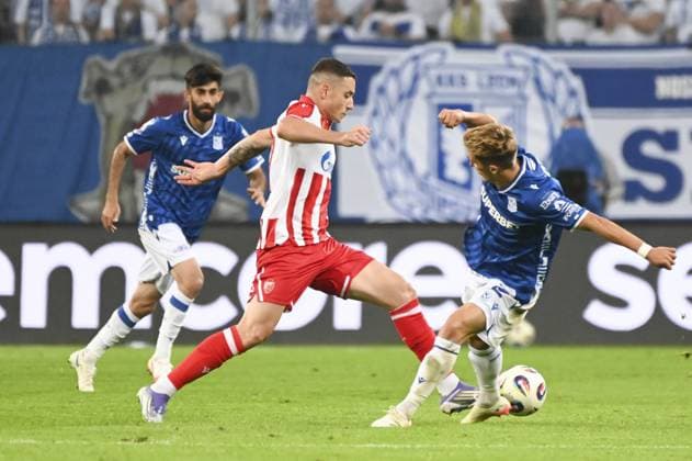 Joel Pereira during match of the third qualifying round of the UEFA Champions League between Lech Poznan vs Crvena Zvezda, Poland, on August 6 2025  Copyright: xMichalxDubiel IPAxSportx xipa-agency.netx xx IPA_61825628 IPA_Agency_IPA61825628