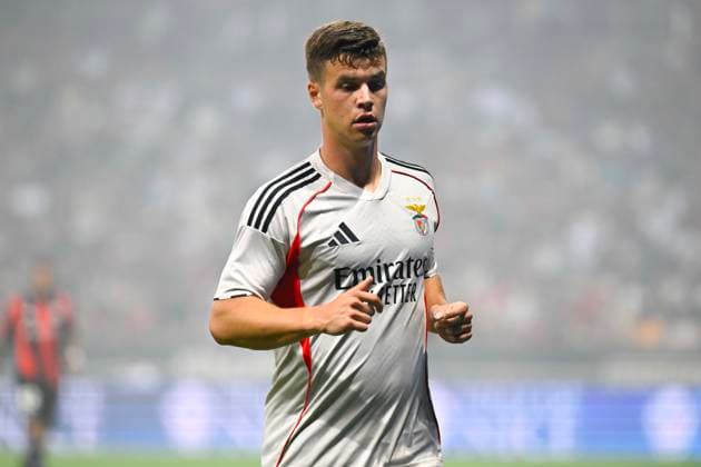 FOOTBALL : OGC Nice VS SL Benfica - Champions League - 06 08 2025 - Allianz Riviera Samuel Dahl (SL Benfica) - First leg of the third qualifying round of the Champions League between OGC Nice and SL Benfica, on 6th August 2025 at the Allianz Riviera in Nice. NiceFrance  Copyright: xWilliamxCannarellax