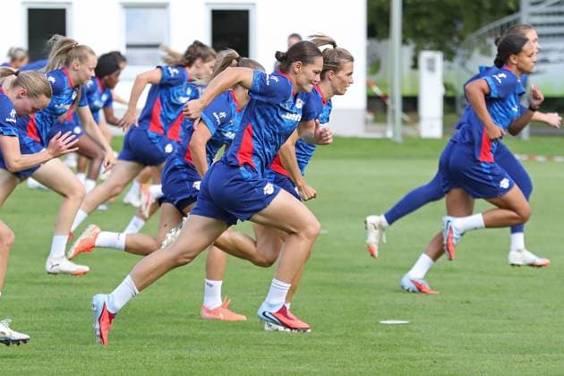 GPFBL: Öffentliches Training der RB Leipzig Frauen, 06.08.25 Giovanna Hoffmann (7, RB Leipzig). Fußball, Google Pixel Frauen-Bundesliga, Saison 2025 2026, Öffentliches Training von RB Leipzig am 06.08.25 in der Sportschule Abtnaundorf, Trainingscampus. Copyright: xBEAUTIFULxSPORTS JanxKaeferx